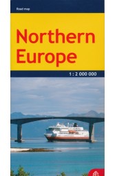 Šiaurės Europa. Kelių žemėlapis M 1:2 000 000